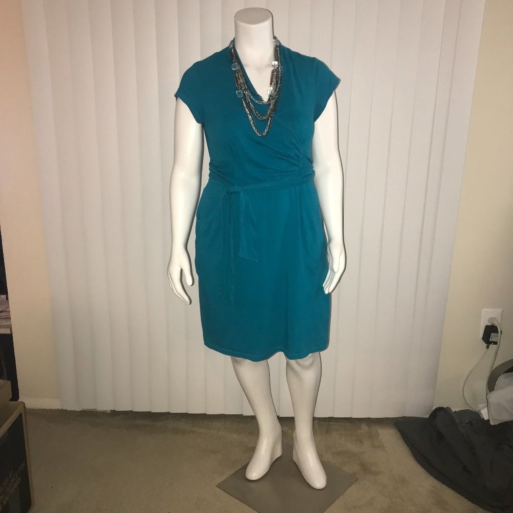 teal blue Eshakti dress